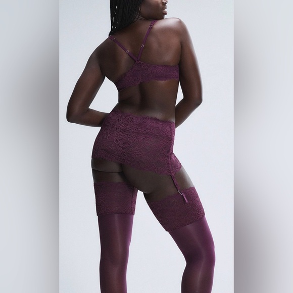 Savage X Romantic Corded Lace Lingerie Set | Purple Persuasion | NWT - Picture 3 of 16